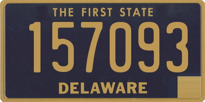 DE license plate 157093