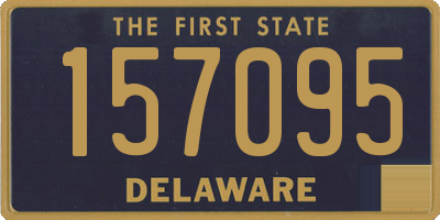 DE license plate 157095