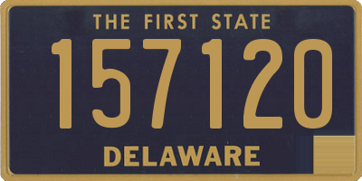 DE license plate 157120