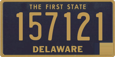 DE license plate 157121