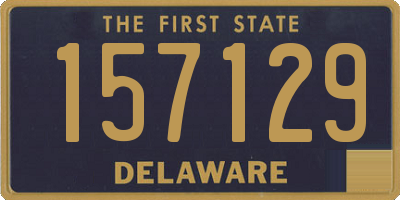 DE license plate 157129