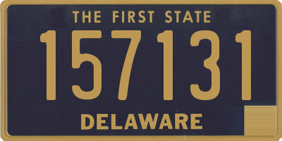 DE license plate 157131