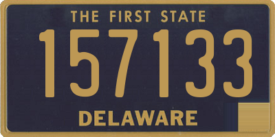 DE license plate 157133