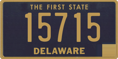 DE license plate 15715