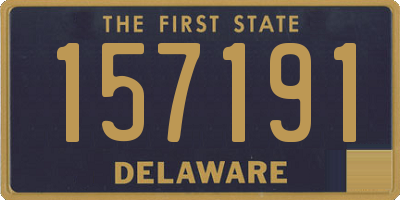 DE license plate 157191