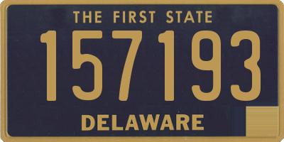 DE license plate 157193