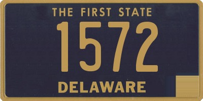 DE license plate 1572