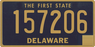 DE license plate 157206