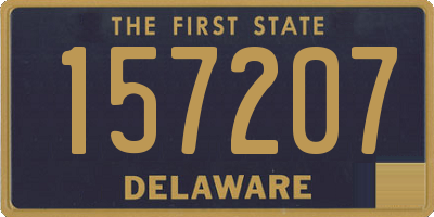 DE license plate 157207