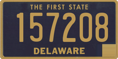 DE license plate 157208