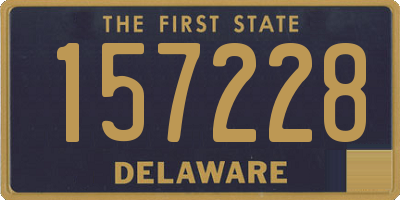 DE license plate 157228