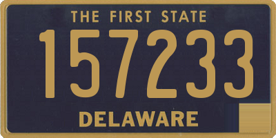 DE license plate 157233