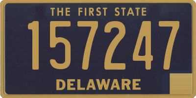 DE license plate 157247