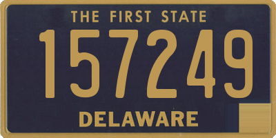 DE license plate 157249