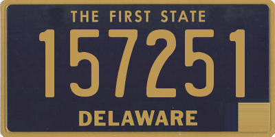 DE license plate 157251