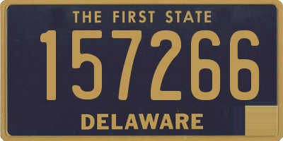 DE license plate 157266