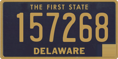 DE license plate 157268