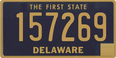 DE license plate 157269