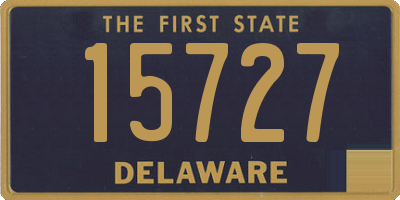 DE license plate 15727