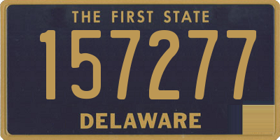 DE license plate 157277