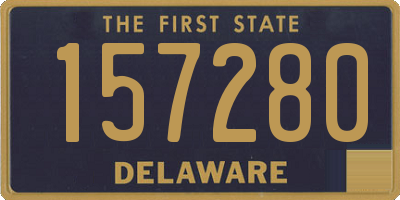 DE license plate 157280