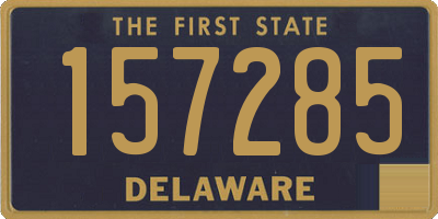 DE license plate 157285