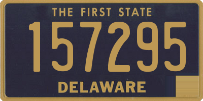 DE license plate 157295