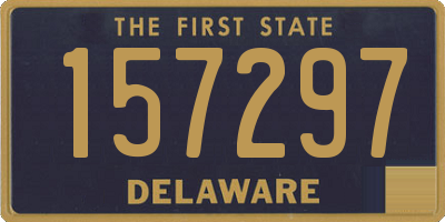 DE license plate 157297