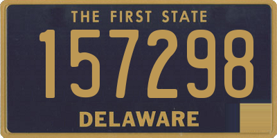 DE license plate 157298