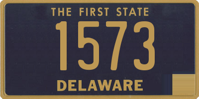 DE license plate 1573