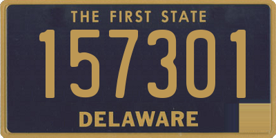 DE license plate 157301