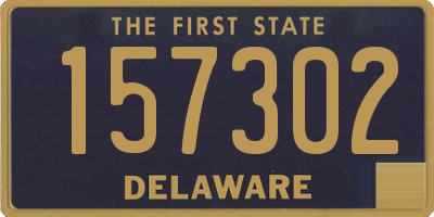 DE license plate 157302