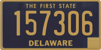 DE license plate 157306