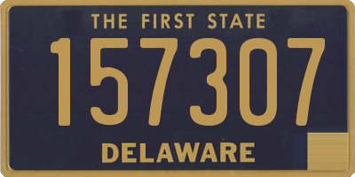 DE license plate 157307