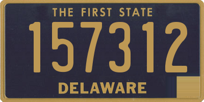 DE license plate 157312