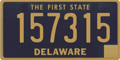 DE license plate 157315