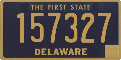 DE license plate 157327