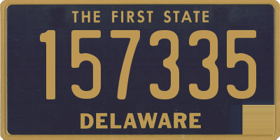 DE license plate 157335