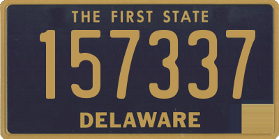 DE license plate 157337