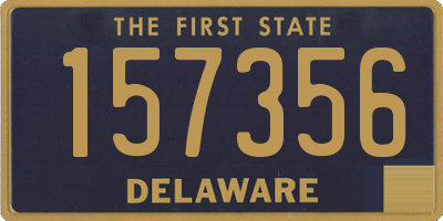 DE license plate 157356