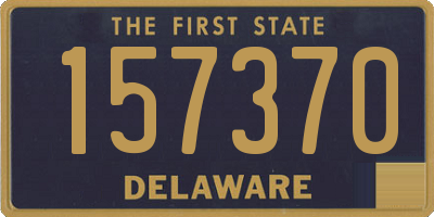 DE license plate 157370