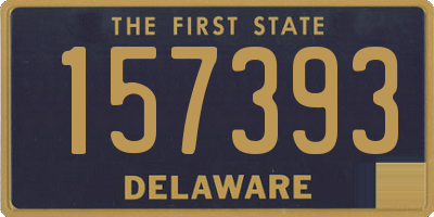 DE license plate 157393