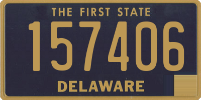 DE license plate 157406