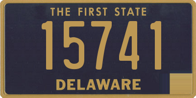 DE license plate 15741