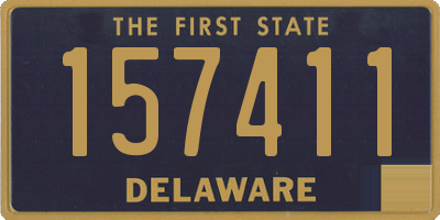 DE license plate 157411