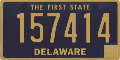 DE license plate 157414