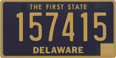 DE license plate 157415