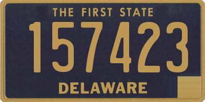 DE license plate 157423