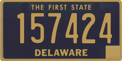 DE license plate 157424