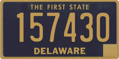 DE license plate 157430